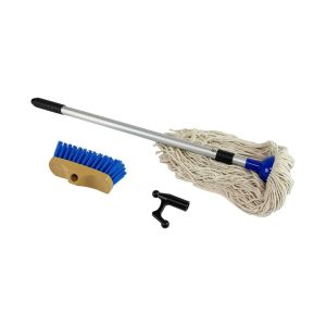 Комплект разборный багор, щетка, швабра