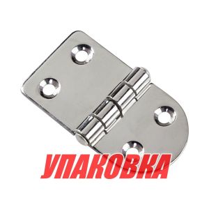 Петля 37,5х70 мм нержавеющая (упаковка из 35 шт.)