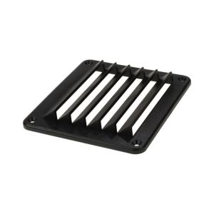 Решетка воздухозаборника 143х125х17 мм, черный