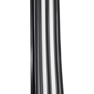 Лента привальная с брызгоотбойником 65мм черно-белая