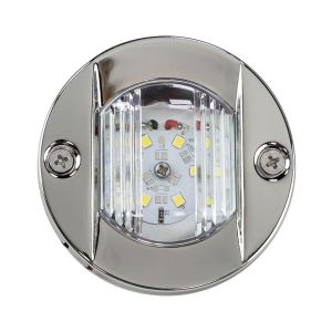 Огонь кормовой круглый, светодиодный, нержавеющая сталь