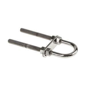 Рым-болт U-образный D8 мм, Lрез. 80 мм