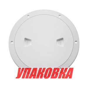 Лючок палубный 6, белый (упаковка из 12 шт.)
