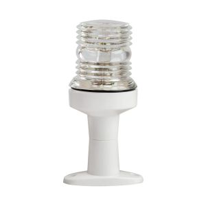 Огонь топовый на стойке 124 мм, 12 В, белый