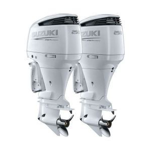 Спарка из 2 моторов Suzuki DF250APX, белые