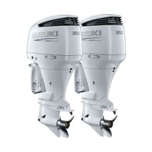 Спарка из 2 моторов Suzuki DF300APXX, белые