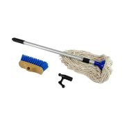 Комплект разборный багор, щетка, швабра