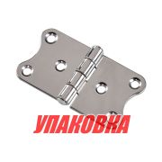 Петля 76х38х2 мм нержавеющая (упаковка из 35 шт.)