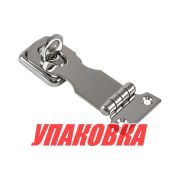 Скоба дверная под висячий замок с поворотной собачкой (упаковка из 5 шт.)