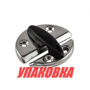 Защелка люка круглая, нержавеющая (упаковка из 4 шт.)