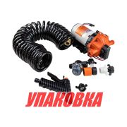 Комплект помывочный SeaFlo, 12 В, 19,7 л/мин, 70 PSI (4.8 бар) (упаковка из 12 шт.)