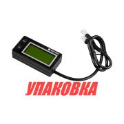 Тахометр универсальный со счетчиком моточасов, датчиком температуры, вольтметром, подсветкой, сменная батарейка (упаковка из 10 шт.)
