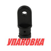 Наконечник рамы тента для трубы с внутренним диаметром 16 мм, пластиковый черный (упаковка из 100 шт.)