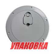 Лючок палубный 190 мм, серый (упаковка из 10 шт.)
