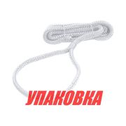 Веревка из сверхпрочного полиэфира с огонами для крепления кранца, d10 мм, L2 м, белый (упаковка из 4 шт.)