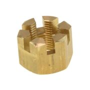 Гайка корончатая М18 на гребной вал Suzuki DT40-225/DF40-300 (27 мм)
