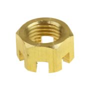 Гайка корончатая М14 на гребной вал Suzuki DT20-30/DF25-30 (19 мм)