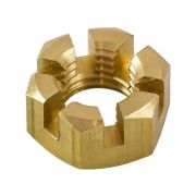 Гайка корончатая на гребной вал Tohatsu/Mercury 9.9-30, Omax