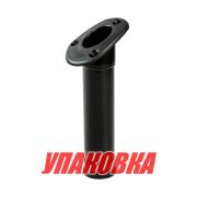 Держатель спиннинга врезной 215х40 мм, черный пластик, (упаковка из 12 шт.)