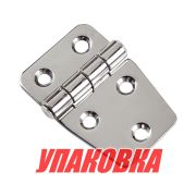Петля 57х37х2 мм нержавеющая (упаковка из 10 шт.)