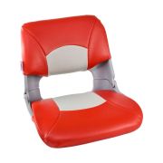 Кресло складное мягкое SKIPPER, цвет серый/красный, уценённое