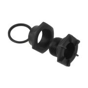 Клапан сливной для лодки ПВХ в сборе, черный