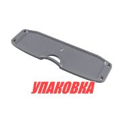 Накладка на транец внутренняя, серая, алюминиевая (упаковка из 3 шт.)