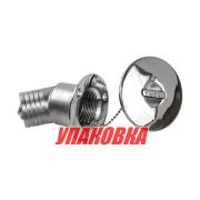 Горловина заливная для бензина, угловая, под шланг 38 мм, Marine Rocket (упаковка из 4 шт.)