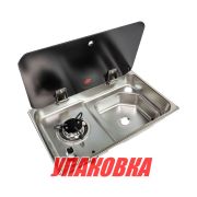 Плита газовая с мойкой, стеклянная крышка, Marine Rocket (упаковка из 2 шт.)