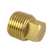 Пробка резьбовая D18мм, латунь