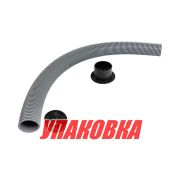 Гофра кабель-трассы D60/d50 мм, серая (упаковка из 4 шт.)