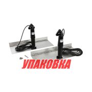 Комплект транцевых плит XKA (нерж.), 9x24 дюймов, без панели управления, Lectrotab (упаковка из 2 шт.)