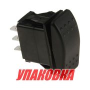 Переключатель трехпозиционный (ON)-OFF-ON 12 В/20А 6Р без фиксации 1 положения (упаковка из 10 шт.)