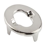 Люверс под поворотную застежку DOT, никелир. латунь