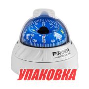 Компас FINDER размер 2 5/8 (67 мм), накладной, белый (упаковка из 4 шт.)