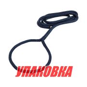 Веревка из сверхпрочного полиэфира с огонами для крепления кранца, d10мм, L2м, синий (упаковка из 4 шт.)
