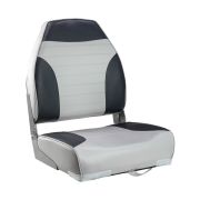 Кресло мягкое складное Classic, обивка винил, цвет серый/угольный, Marine Rocket