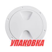 Лючок палубный 152 мм, белый (упаковка из 10 шт.)