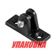 Кронштейн палубный 90 град, с винтовым штифтом, ровное основание, пластиковый черный (упаковка из 1000 шт.)