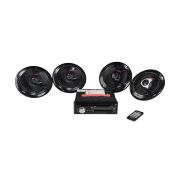 Морская аудиосистема 1DIN PYLE PLCDBT95MRB, комплект