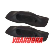 Ручка транспортировочная тип d, черная, 2 шт (упаковка из 10 шт.)