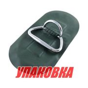 Рым-ручка транспортировочная с накладкой, зеленая (упаковка из 4 шт.)