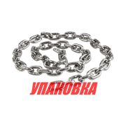 Цепь якорная нержавеющая 6мм, DIN766, Marine Rocket (упаковка из 100 шт.)