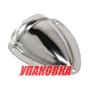 Крышка вентиляционная 93х87х28х0,8 мм, нержавеющая Marine Rocket (упаковка из 40 шт.)