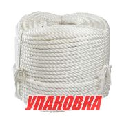Веревка якорная 3-прядная d12мм, L150м, белый, Marine Rocket (упаковка из 4 шт.)