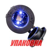 Разъем прикуривателя врезной, светодиодный, синий (упаковка из 10 шт.)