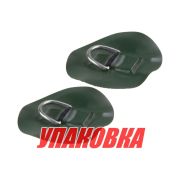 Кольцо D-образное зеленое, 2 шт (упаковка из 5 шт.)