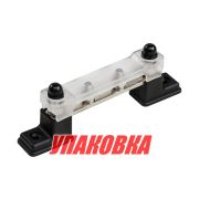 Колодка распределительная электромонтажная с защитной крышкой, 4 контакта (упаковка из 2 шт.)