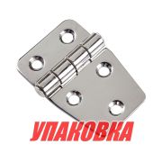 Петля 60х40х2 мм нержавеющая (упаковка из 10 шт.)