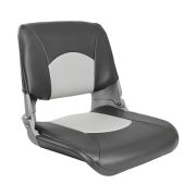 Кресло складное мягкое SKIPPER, серый/темно-серый